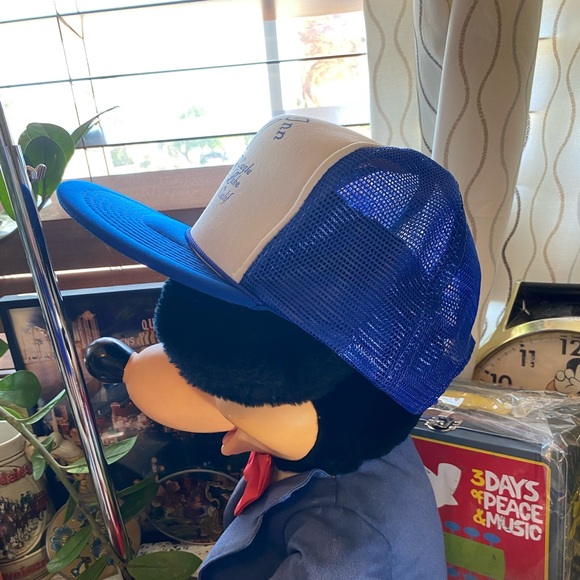 SOLD!! VINTAGE 80s FISHING NOVELTY A FRAME TRUCKER HAT - Picture 3 of 5